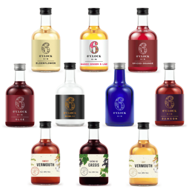 6 O’clock Gin ‘Pick Your Own’ Miniature Selection