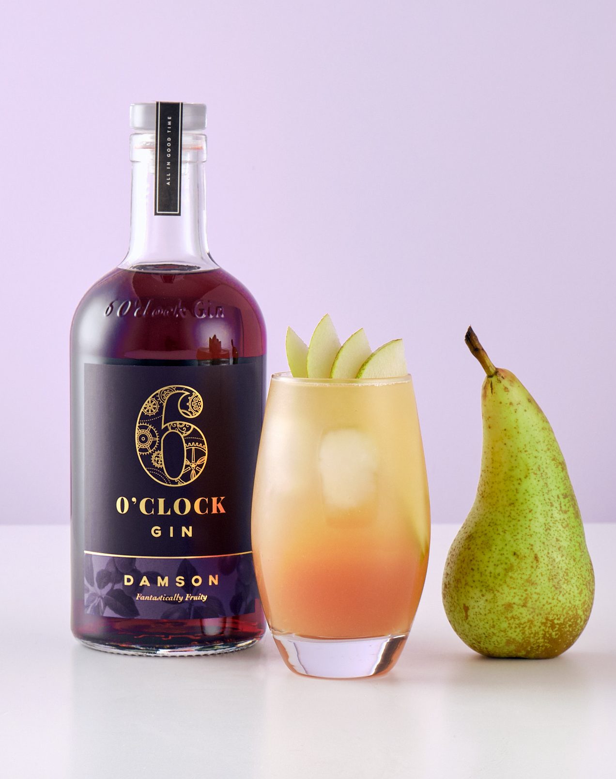 Damson, Pear & Ginger Fizz