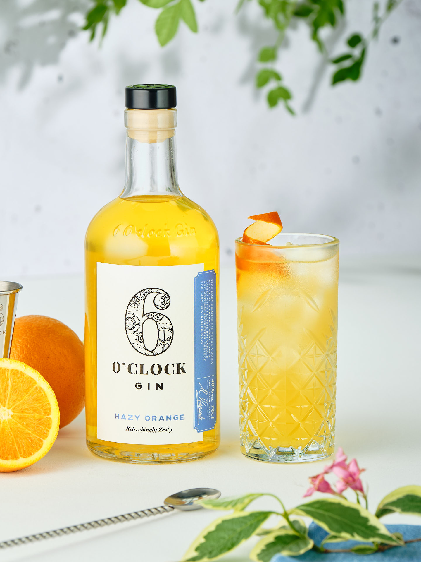 Hazy Orange Gin Collins