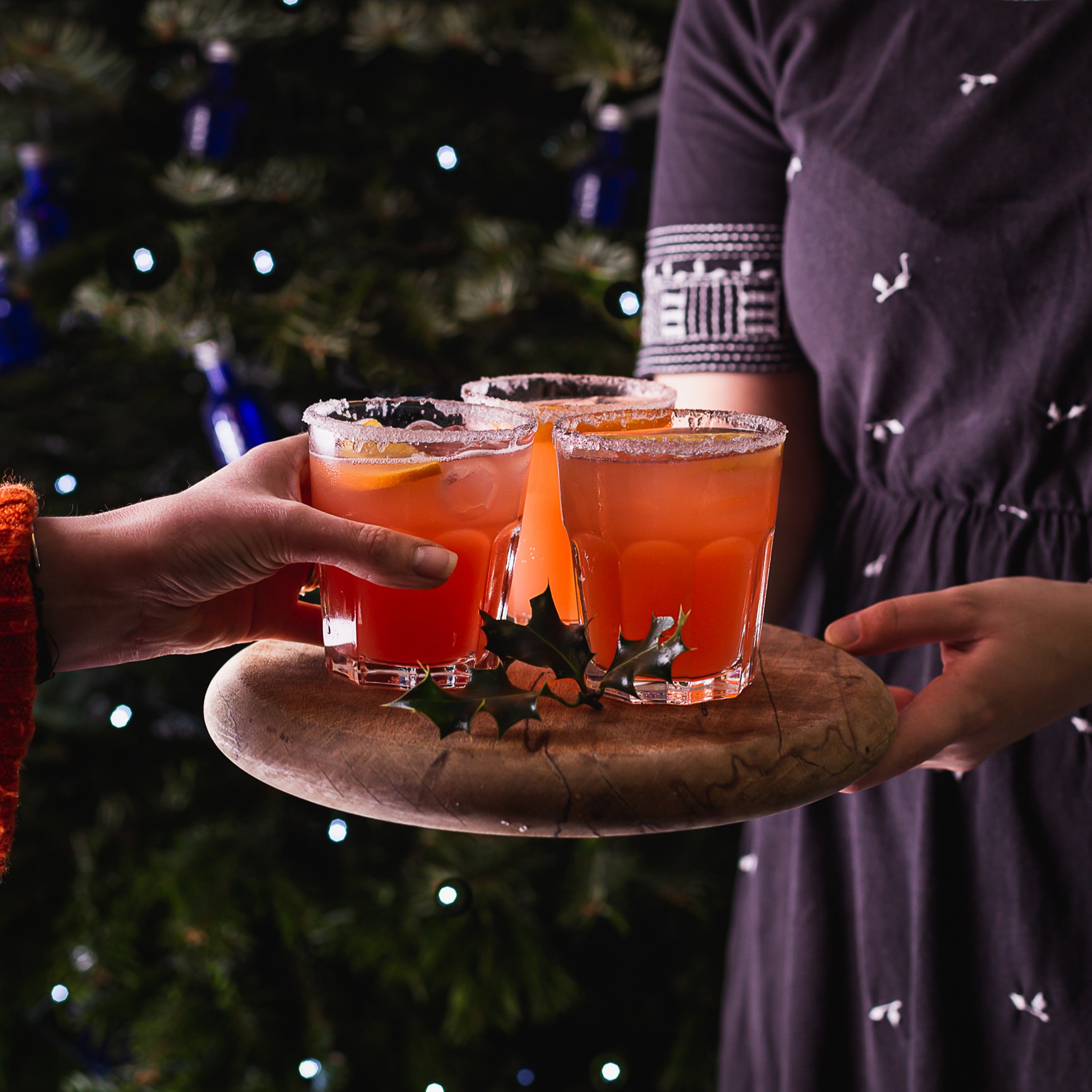 Cranberry & Orange Gin Fizz