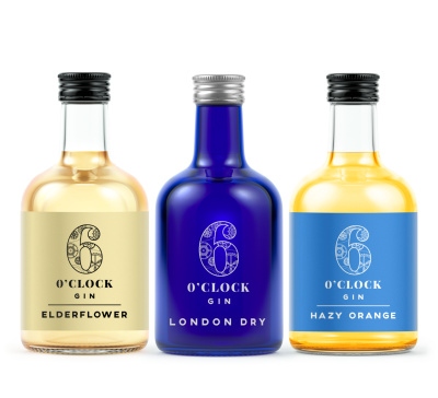 6 O’clock Gin Summer Gins Miniature Selection